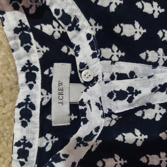 J.Crew Patterned Blouse - Picture 5 of 6